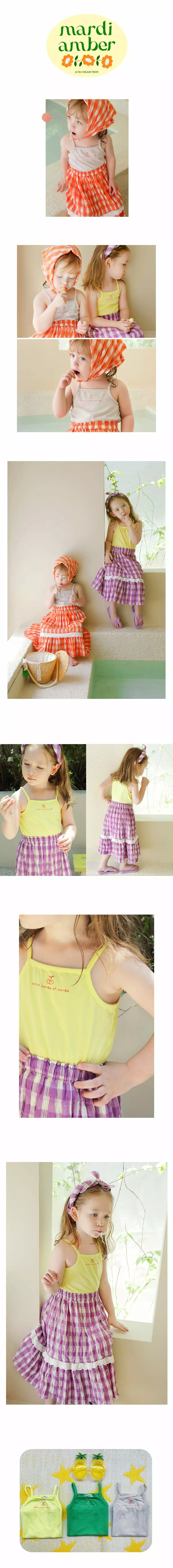 Amber - Korean Children Fashion - #kidsshorts - Cherry Cemi Top - 2