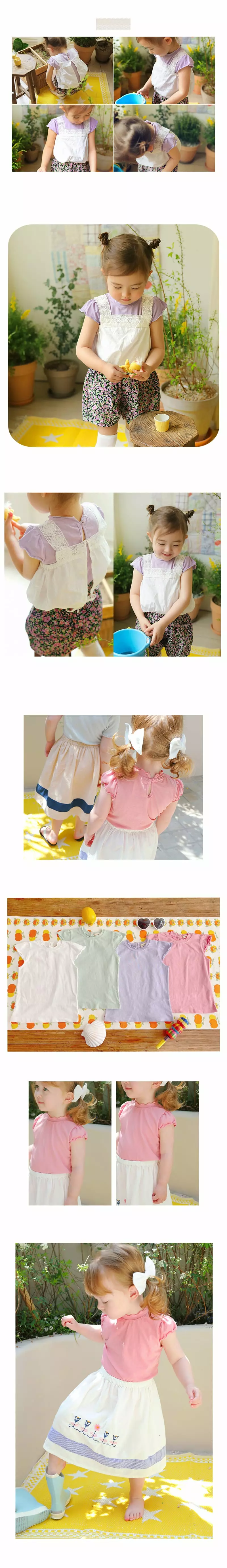 Amber - Korean Children Fashion - #littlefashionista - Ray Tee - 3