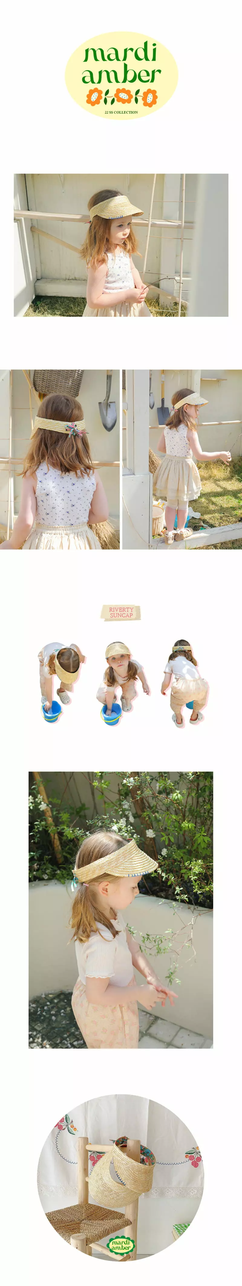 Amber - Korean Children Fashion - #magicofchildhood - Liberty Sun Cap - 2
