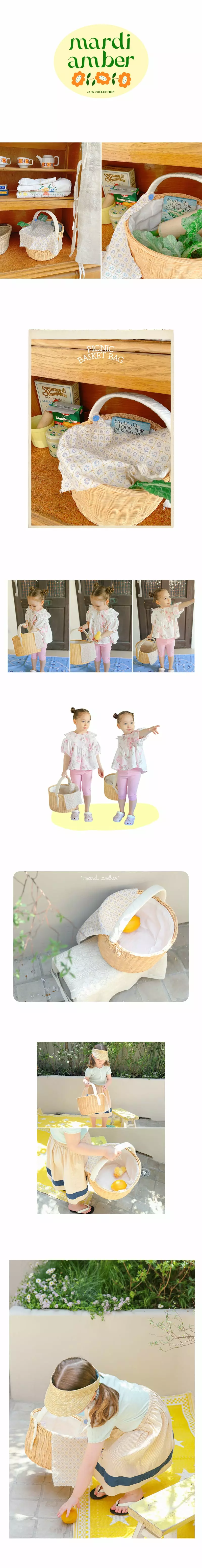 Amber - Korean Children Fashion - #prettylittlegirls - Picnic Basket Bag - 2
