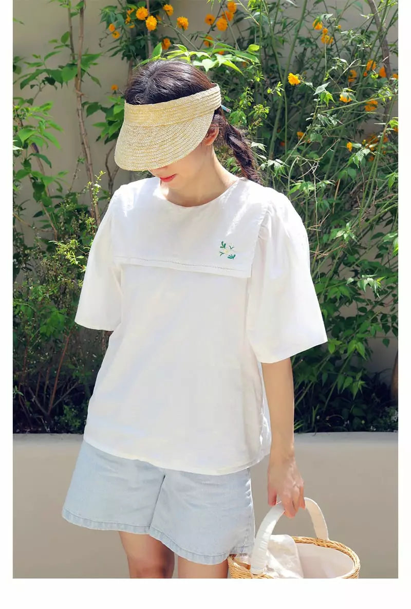Amber - Korean Women Fashion - #womensfashion - Mom Sage Blouse
