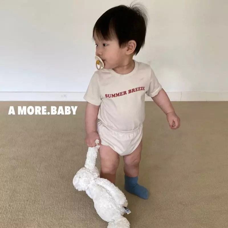Amore - Korean Baby Fashion - #babyootd - Bebe Brise Top Bottom Set - 3