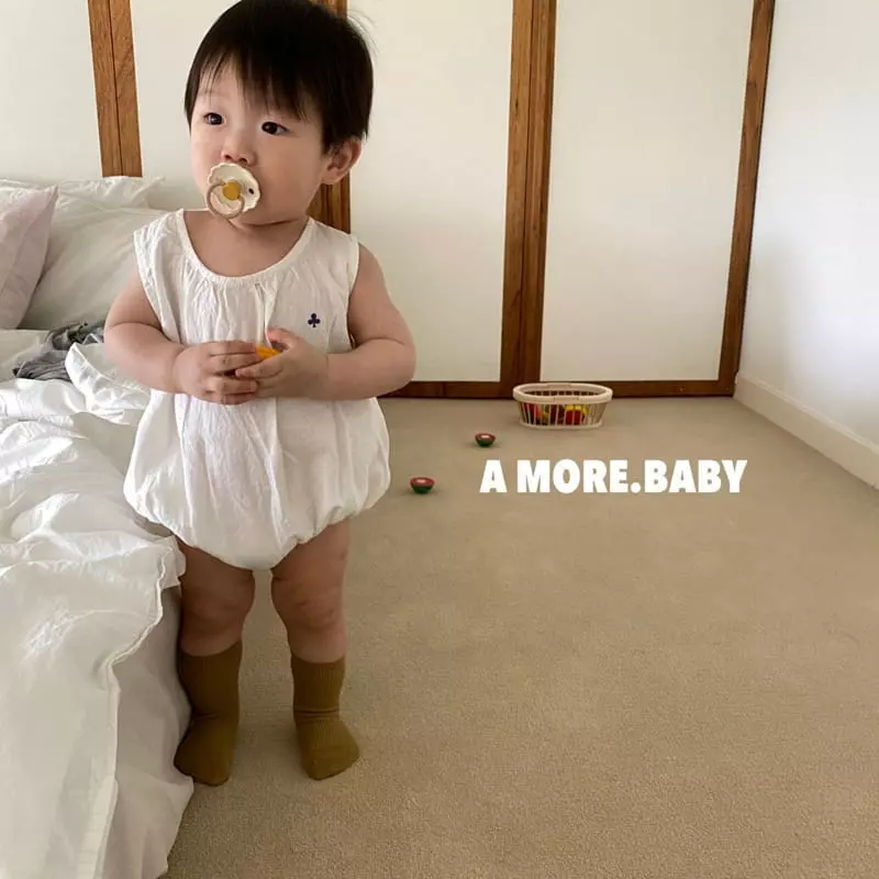 Amore - Korean Baby Fashion - #babyootd - Bebe Clover Bodysuit - 2