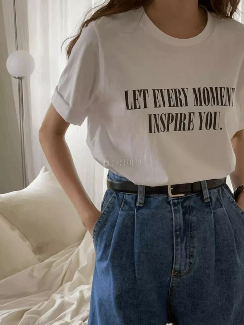 And More - Korean Women Fashion - #momslook - Moment Tee