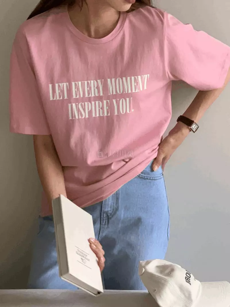 And More - Korean Women Fashion - #momslook - Moment Tee - 3