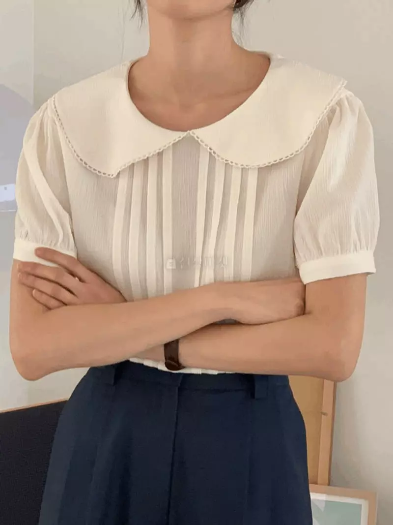 And More - Korean Women Fashion - #momslook - Stay Blouse - 2