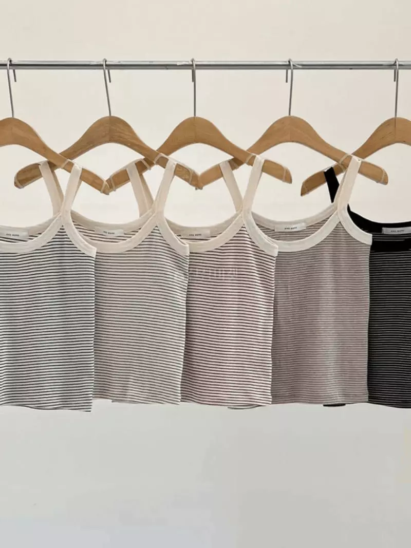 And More - Korean Women Fashion - #momslook - Stripes Sleeveless - 4