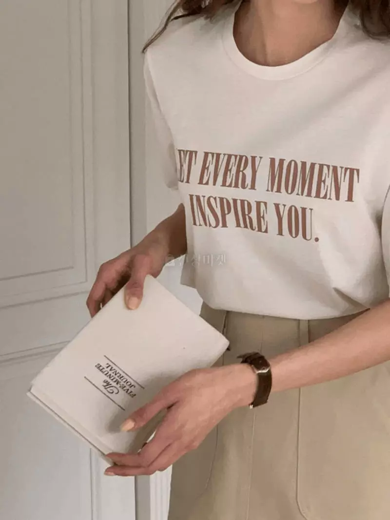 And More - Korean Women Fashion - #womensfashion - Moment Tee - 2