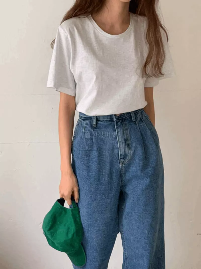 And More - Korean Women Fashion - #womensfashion - Day Short Sleeves Tee - 2