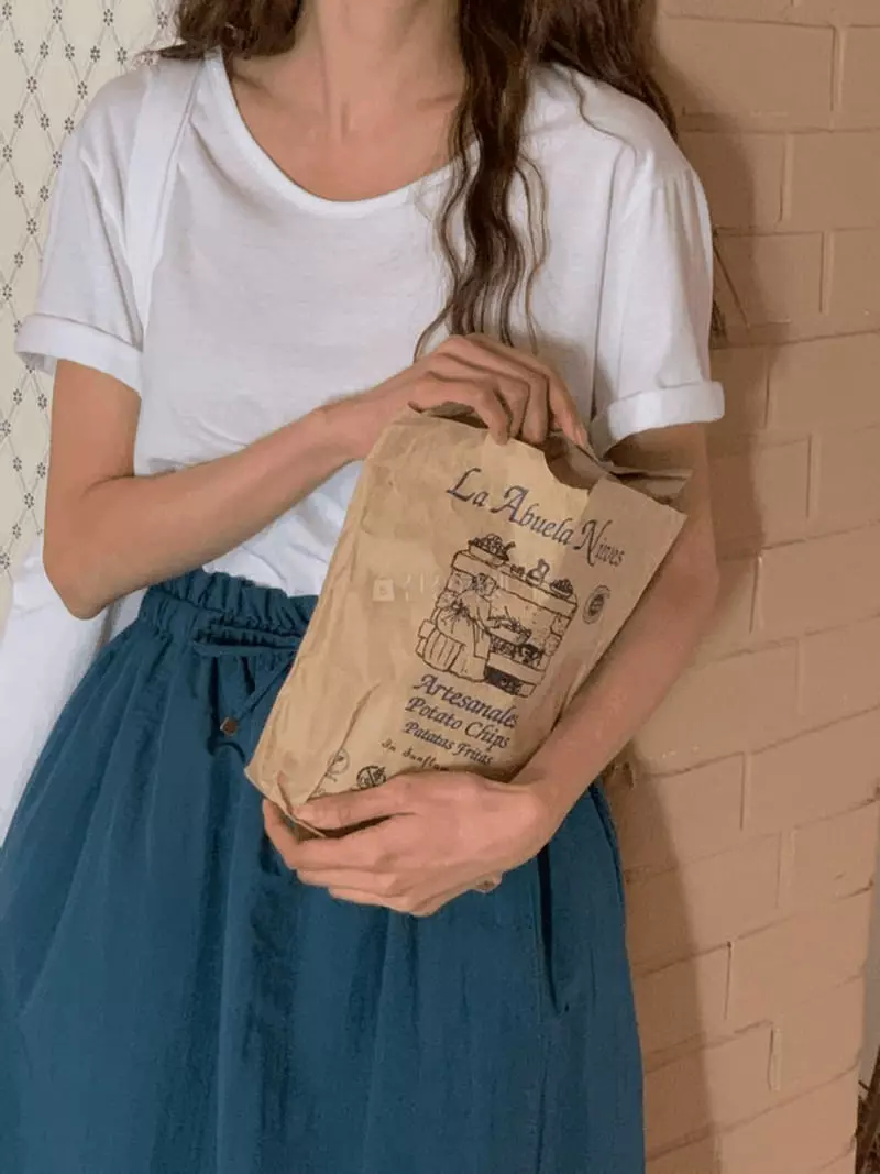 And More - Korean Women Fashion - #womensfashion - U Neck Tee - 3