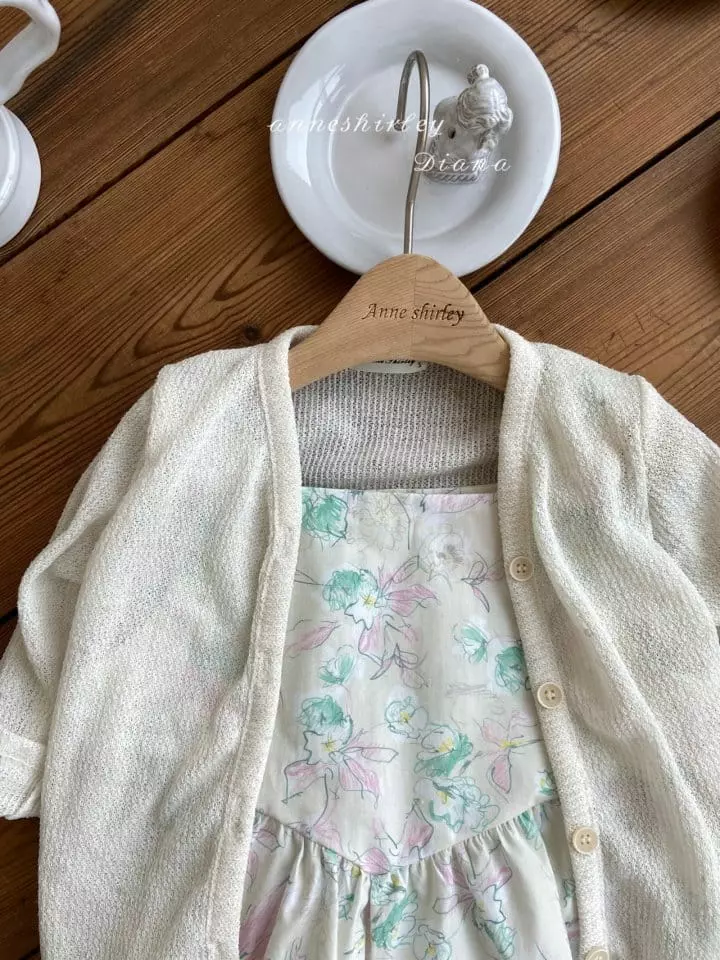 Anne Shirley - Korean Baby Fashion - #babyboutiqueclothing - Linen Natural Cardigan - 12