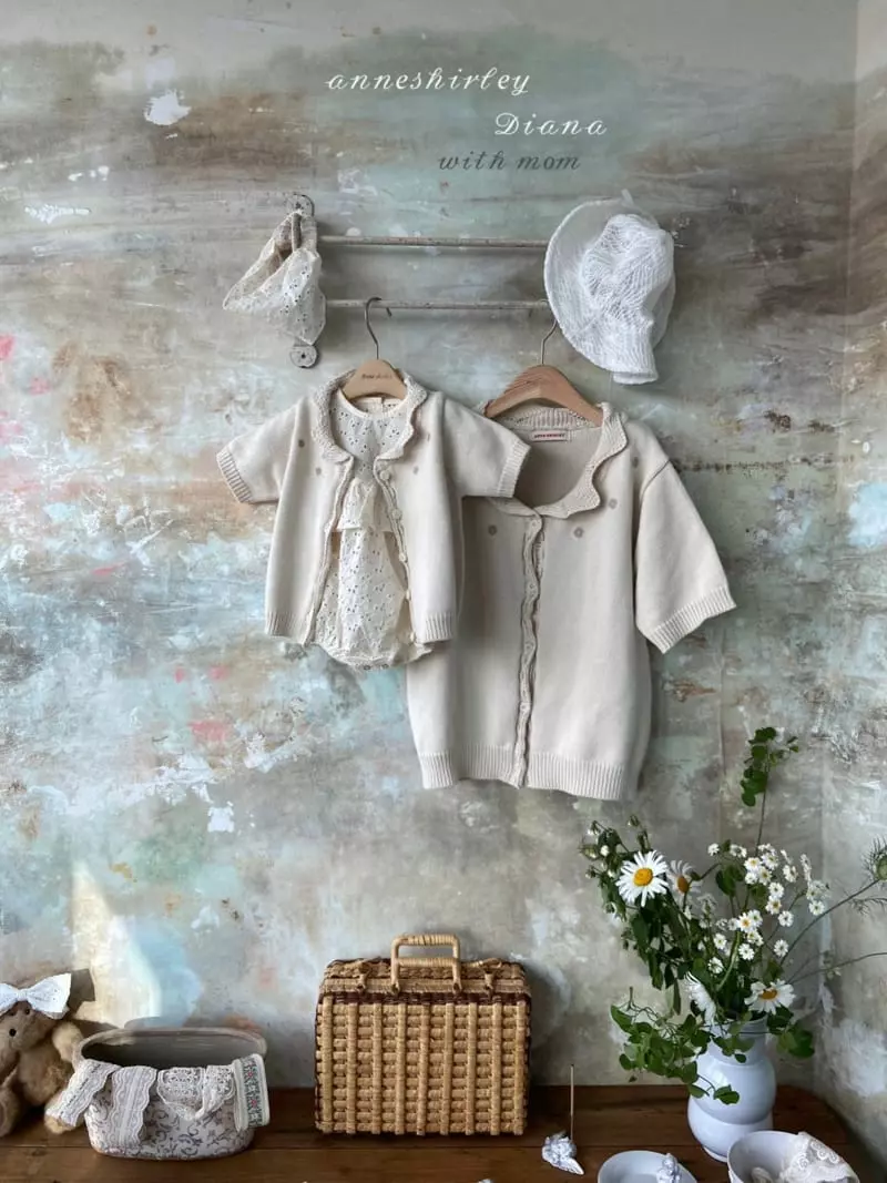 Anne Shirley - Korean Baby Fashion - #babyclothing - Summer Knit Cardigan with Mom - 7