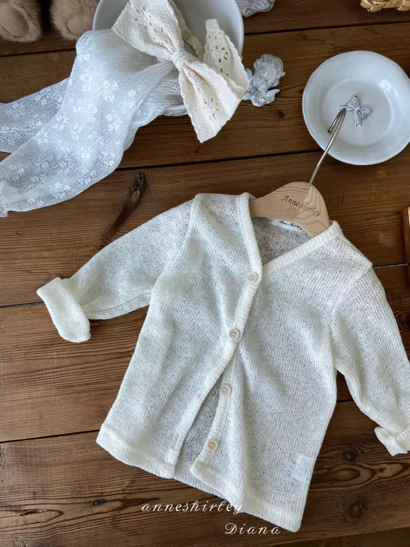 Anne Shirley - Korean Baby Fashion - #babygirlfashion - Linen Natural Cardigan