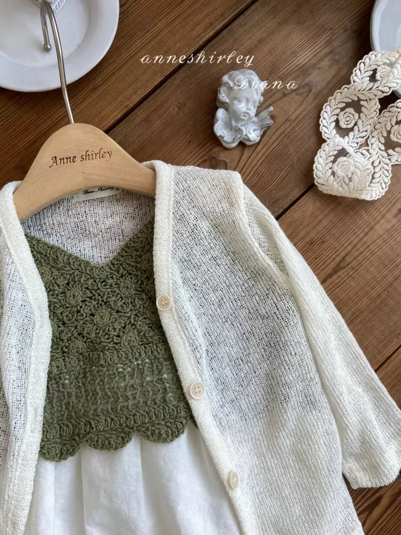 Anne Shirley - Korean Baby Fashion - #babyoutfit - Linen Natural Cardigan - 5