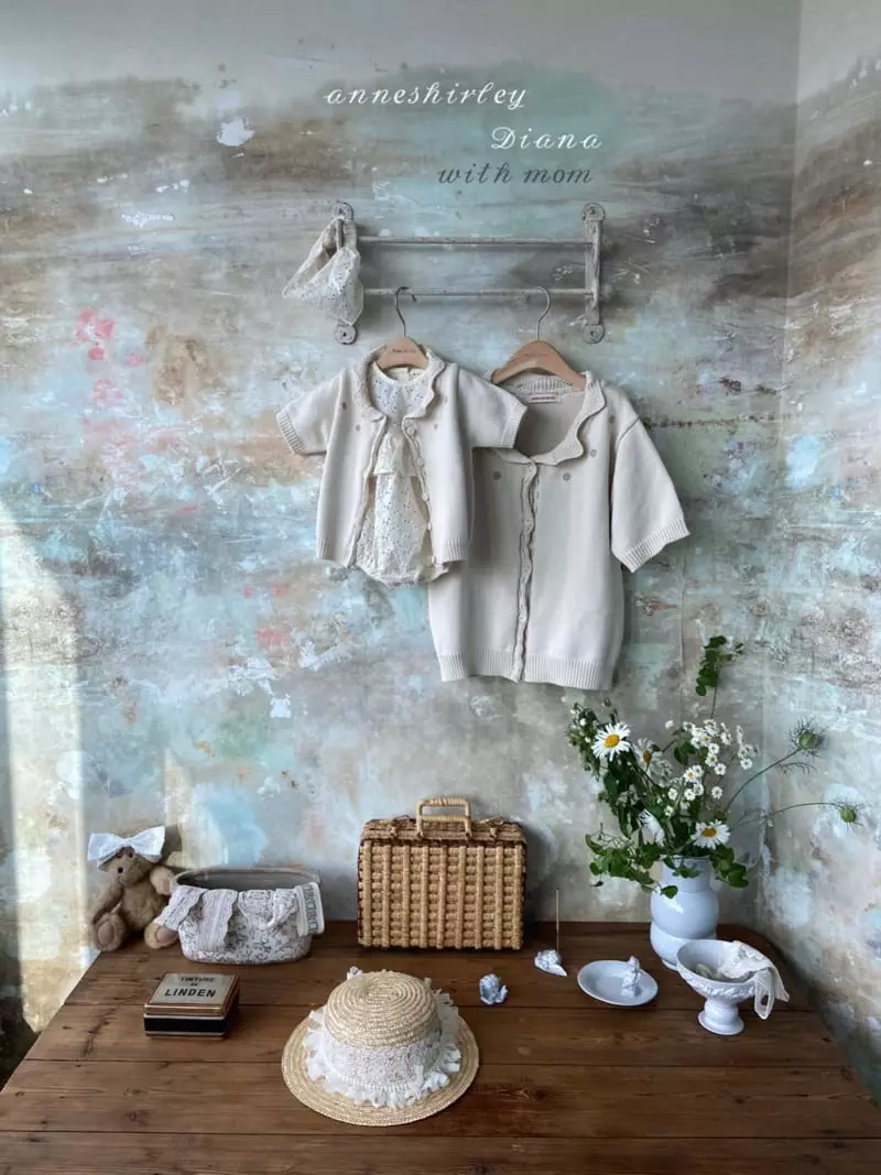 Anne Shirley - Korean Baby Fashion - #babywear - Summer Knit Cardigan with Mom
