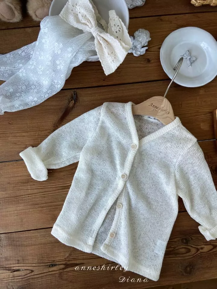 Anne Shirley - Korean Baby Fashion - #onlinebabyboutique - Linen Natural Cardigan - 8