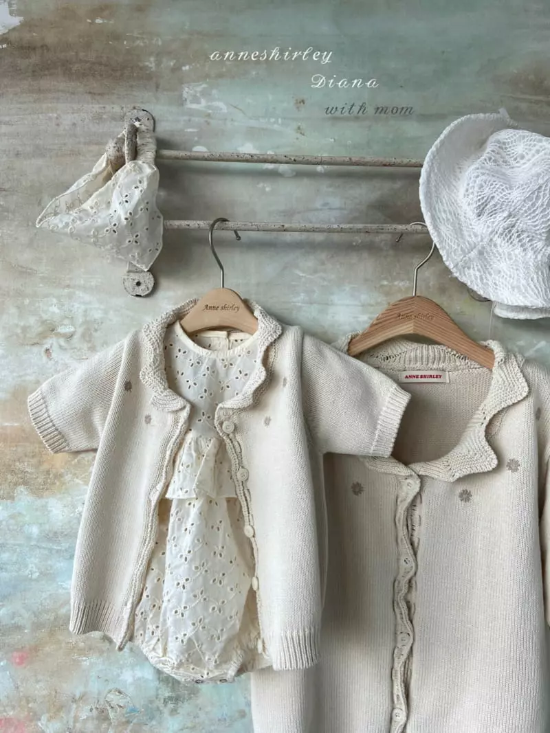 Anne Shirley - Korean Baby Fashion - #onlinebabyboutique - Summer Knit Cardigan with Mom - 2
