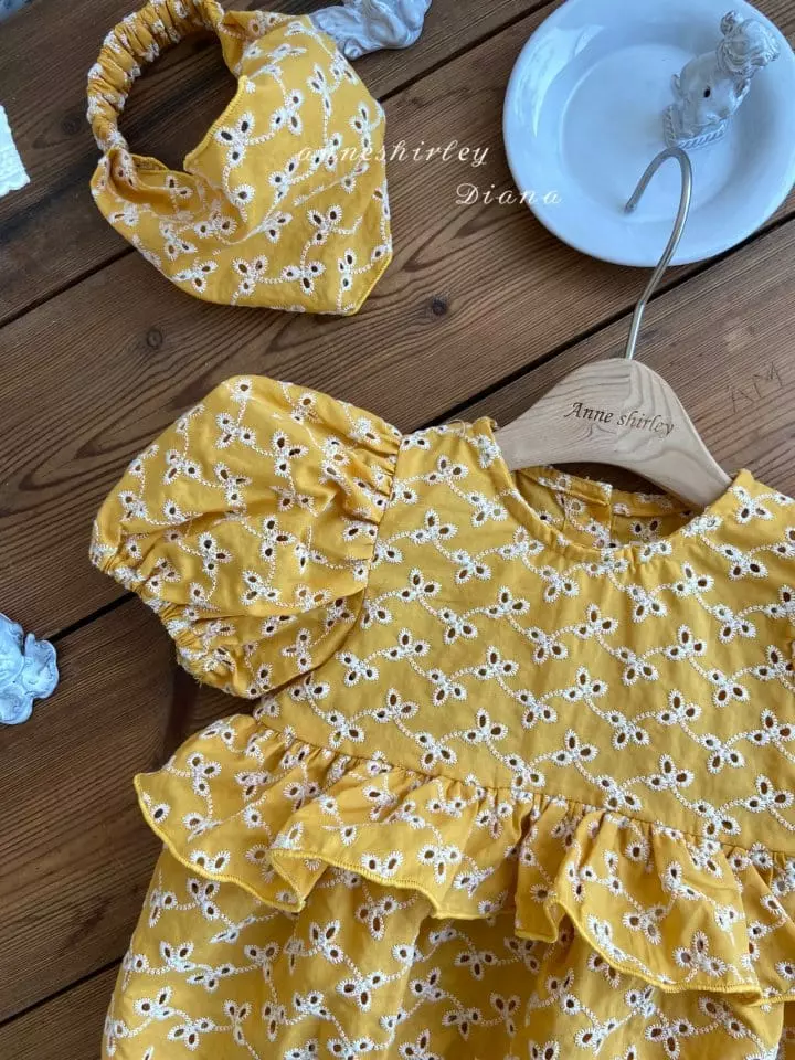 Anne Shirley - Korean Baby Fashion - #onlinebabyshop - Yurea Bodysuit with Hairband - 7
