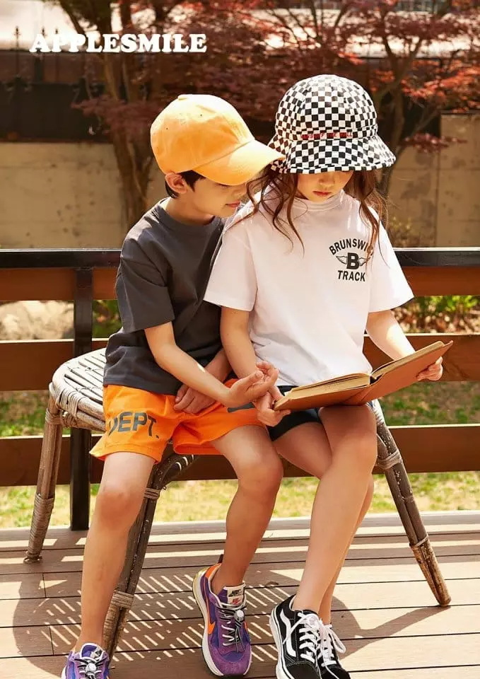 Apple Smile - Korean Children Fashion - #Kfashion4kids - B Track Tee - 7