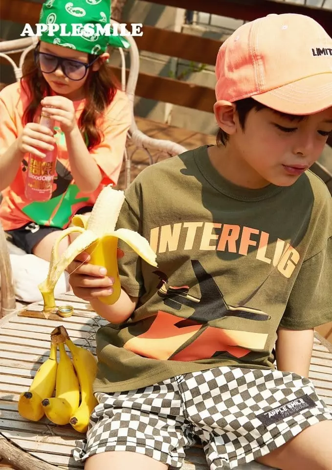 Apple Smile - Korean Children Fashion - #Kfashion4kids - IF Tee - 2