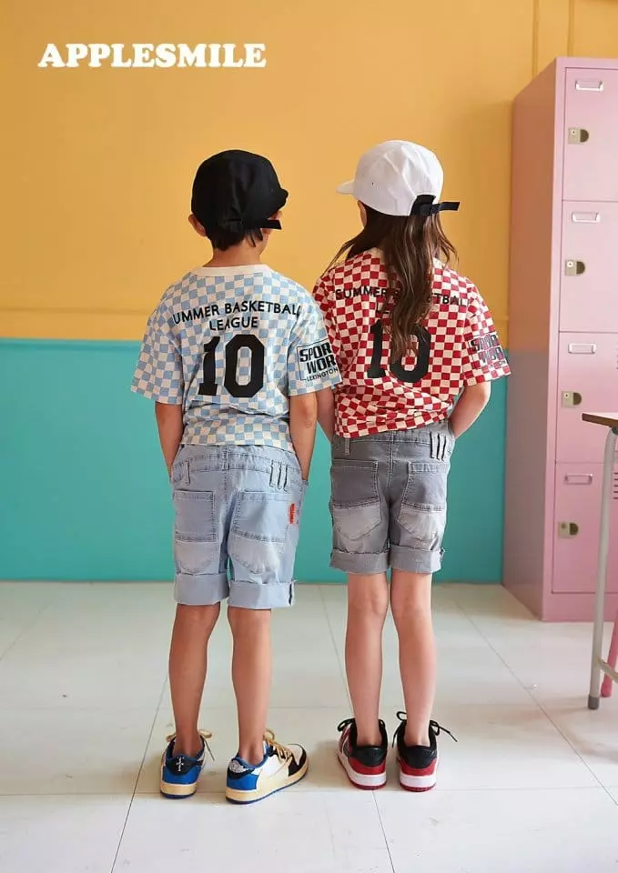 Apple Smile - Korean Children Fashion - #childofig - 10 Tee - 6