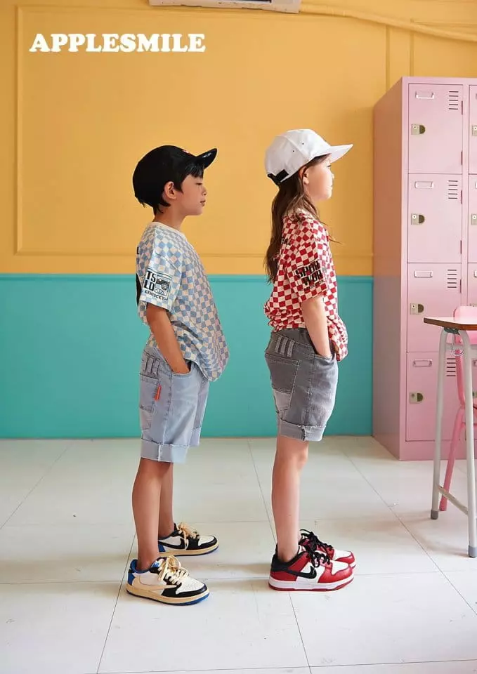 Apple Smile - Korean Children Fashion - #childofig - 10 Tee - 7