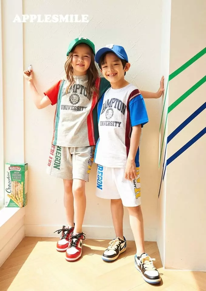 Apple Smile - Korean Children Fashion - #childofig - Hampton Tee - 4