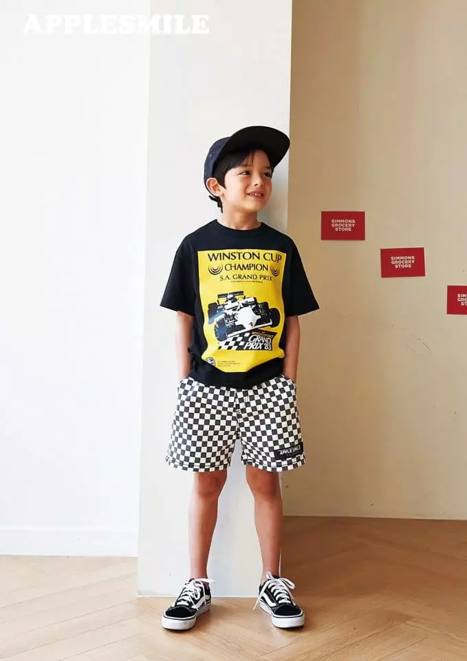 Apple Smile - Korean Children Fashion - #discoveringself - Champion Tee - 3