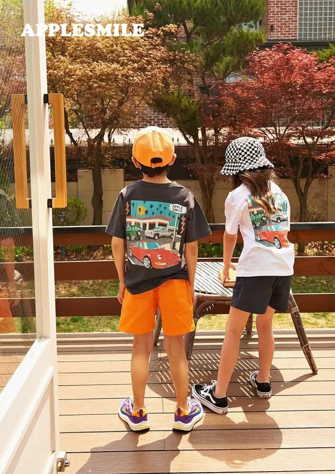 Apple Smile - Korean Children Fashion - #discoveringself - B Track Tee - 2