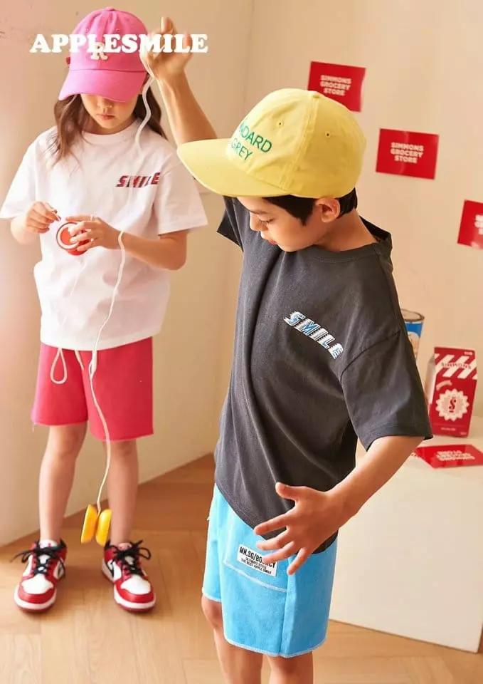 Apple Smile - Korean Children Fashion - #fashionkids - Seven Tee - 5
