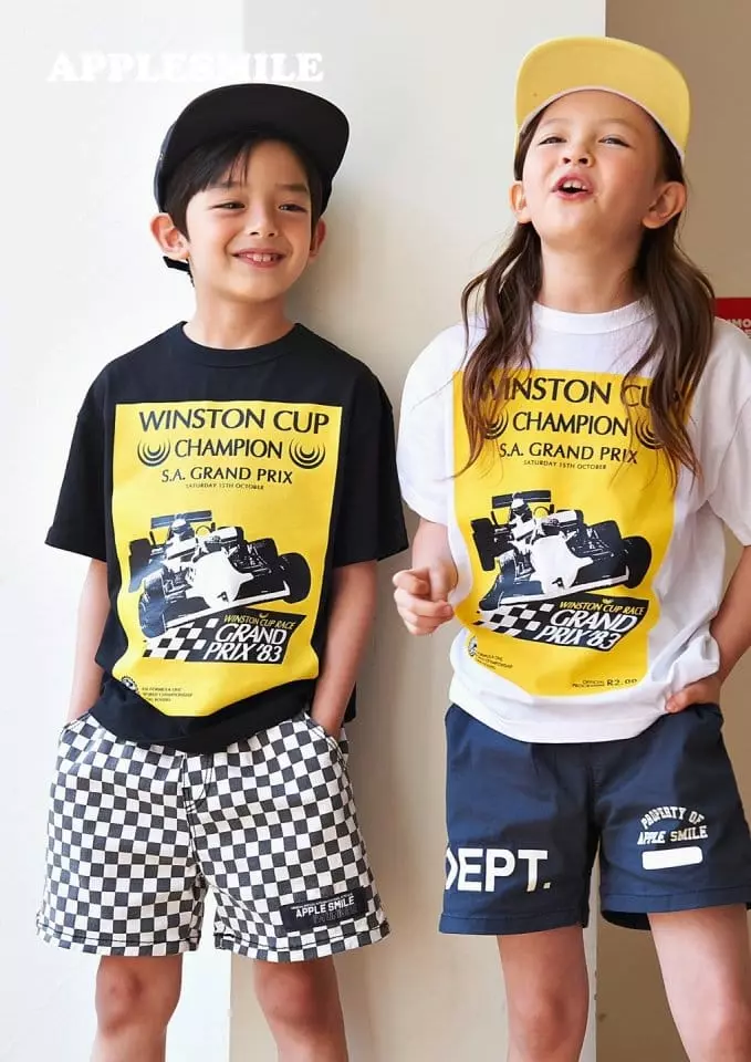 Apple Smile - Korean Children Fashion - #discoveringself - Champion Tee - 4