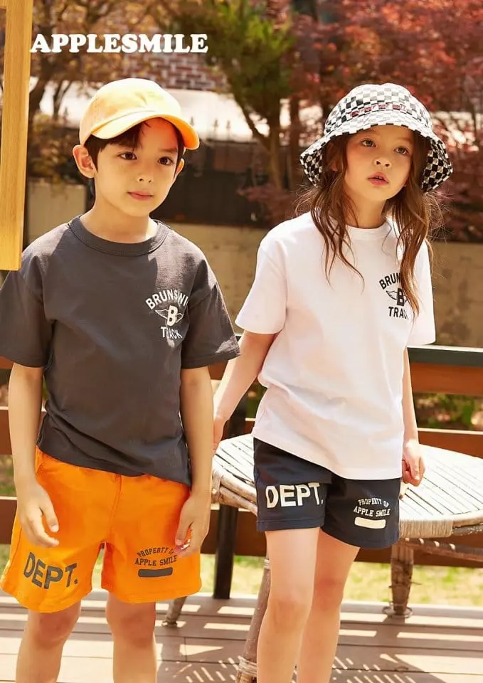 Apple Smile - Korean Children Fashion - #fashionkids - B Track Tee - 3