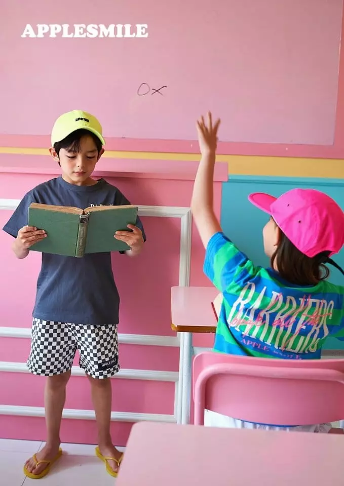 Apple Smile - Korean Children Fashion - #fashionkids - Barriers Tee