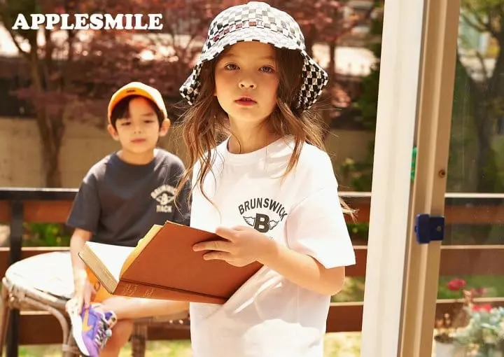 Apple Smile - Korean Children Fashion - #fashionkids - B Track Tee - 4