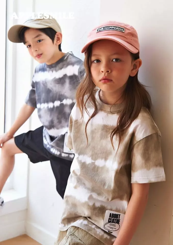 Apple Smile - Korean Children Fashion - #kidsshorts - Newyork City Tee - 11