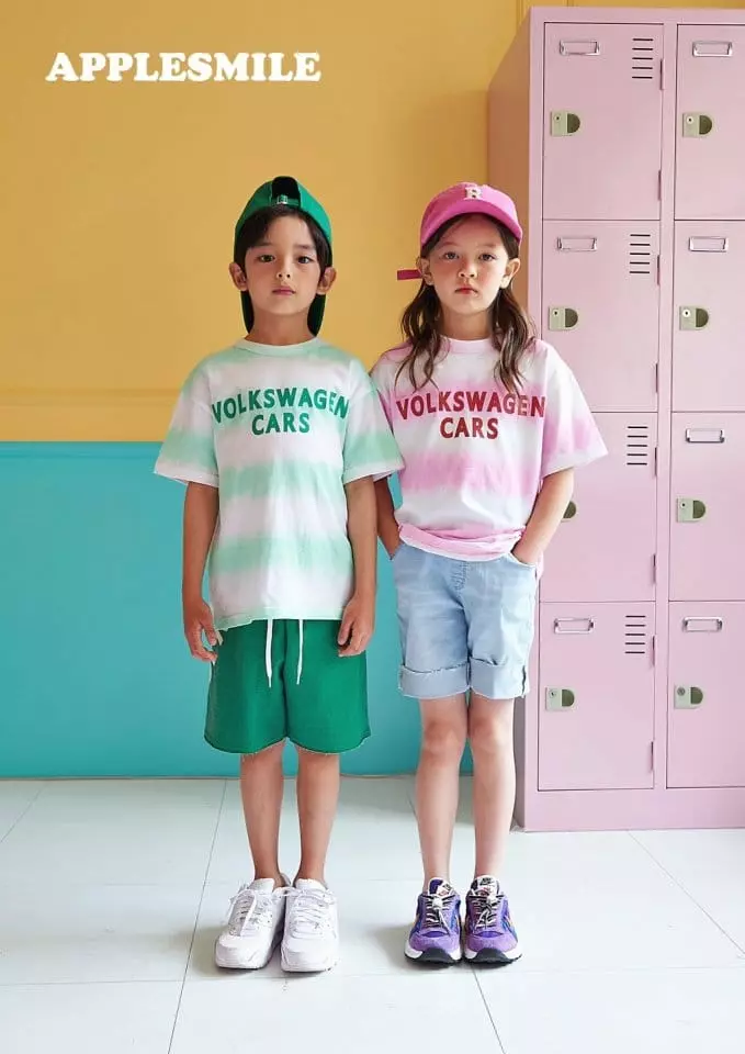 Apple Smile - Korean Children Fashion - #kidzfashiontrend - Volkswagen Tee - 5