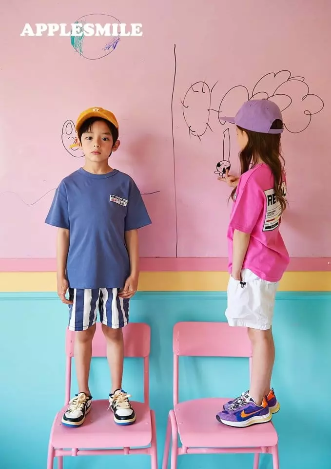 Apple Smile - Korean Children Fashion - #kidzfashiontrend - Revival Tee - 2