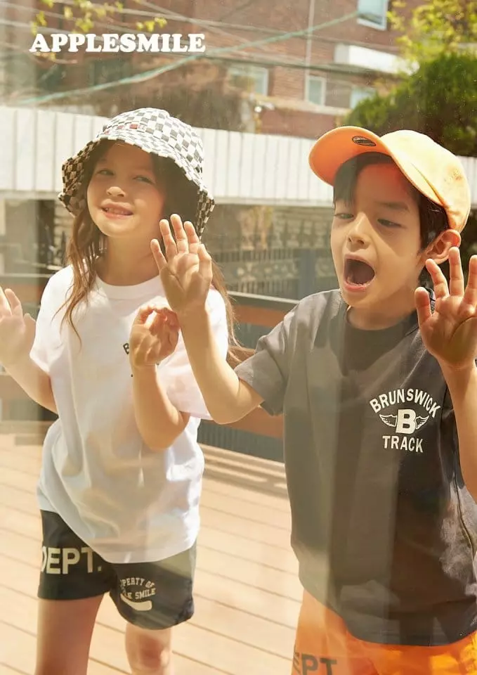 Apple Smile - Korean Children Fashion - #littlefashionista - B Track Tee - 8