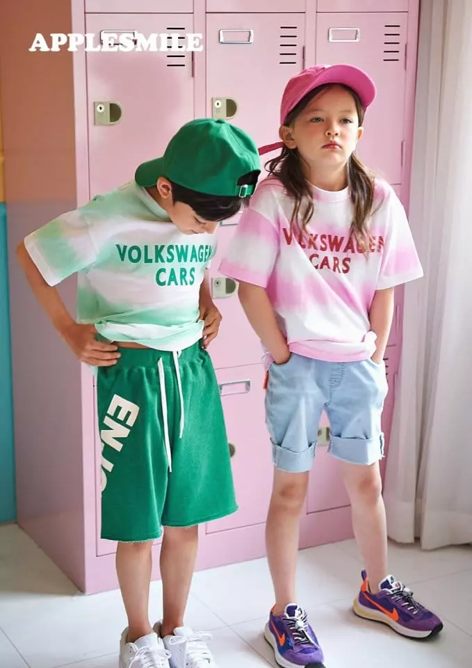 Apple Smile - Korean Children Fashion - #littlefashionista - Volkswagen Tee - 7