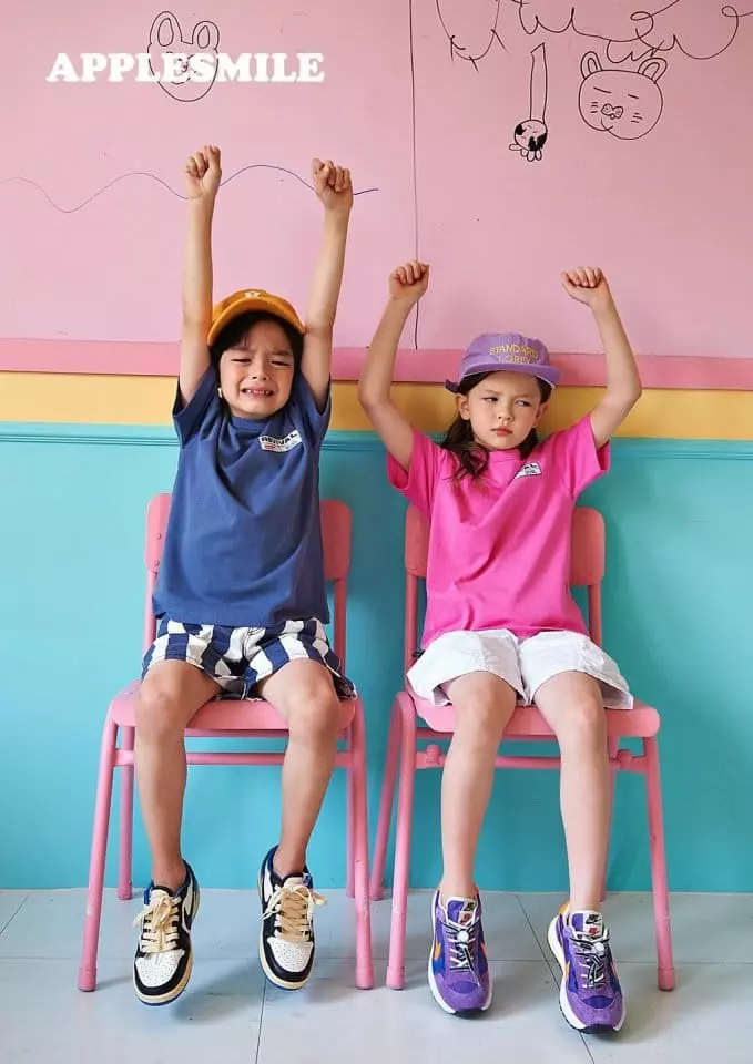 Apple Smile - Korean Children Fashion - #Kfashion4kids - Revival Tee - 4