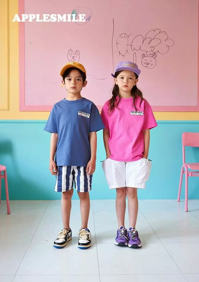 Apple Smile - Korean Children Fashion - #minifashionista - Revival Tee - 6