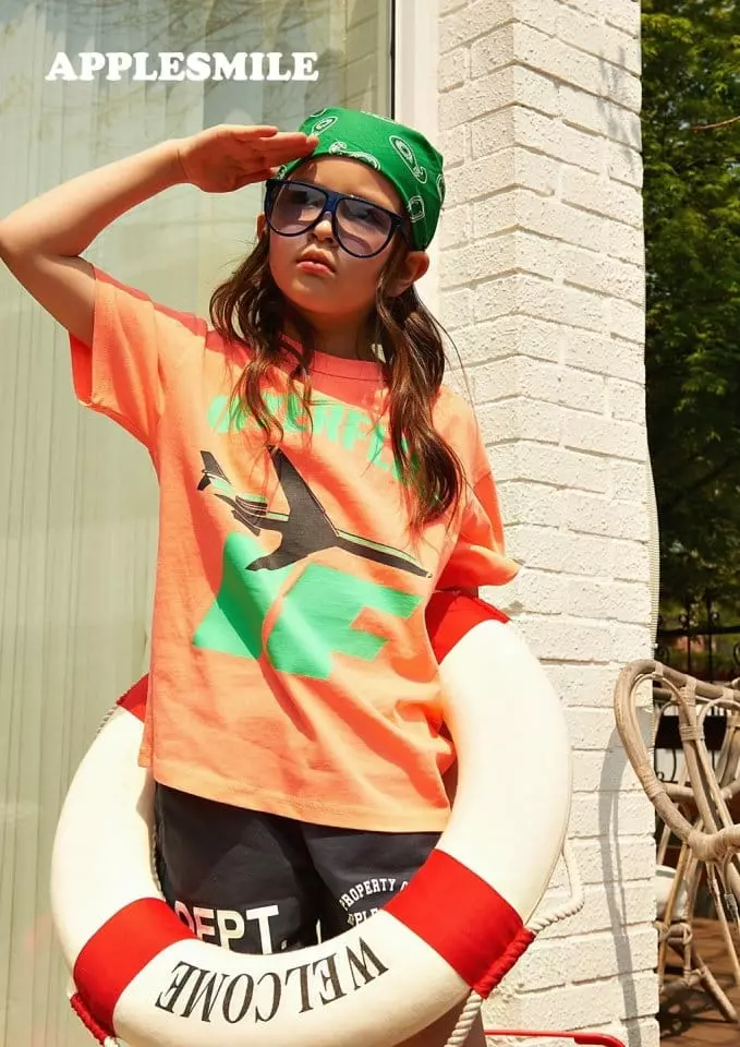 Apple Smile - Korean Children Fashion - #minifashionista - IF Tee - 5