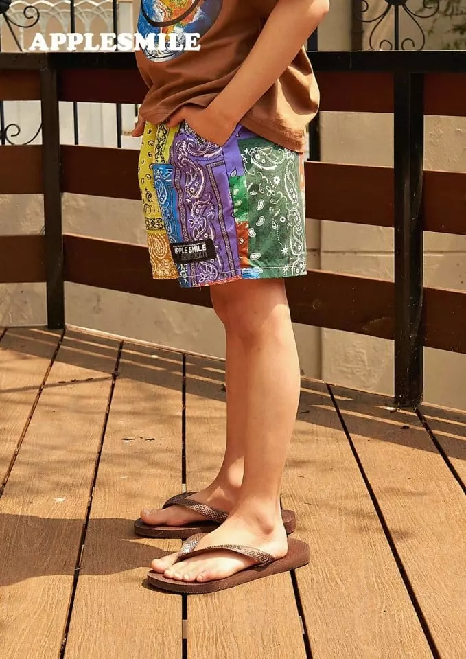 Apple Smile - Korean Children Fashion - #prettylittlegirls - Bandana Shorts
