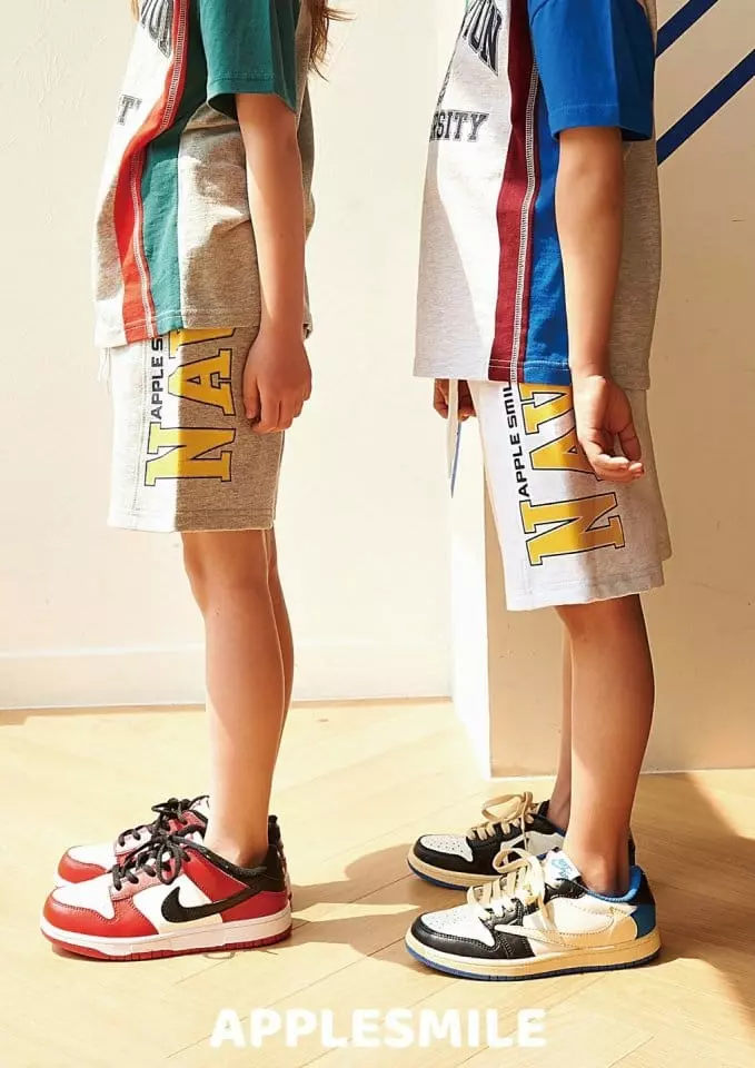 Apple Smile - Korean Children Fashion - #todddlerfashion - Duck Gun Shorts - 4