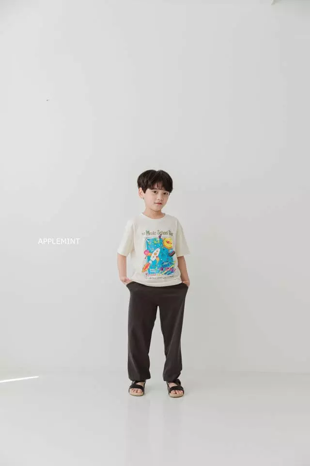 Applemint - Korean Children Fashion - #Kfashion4kids - Space Tee - 3