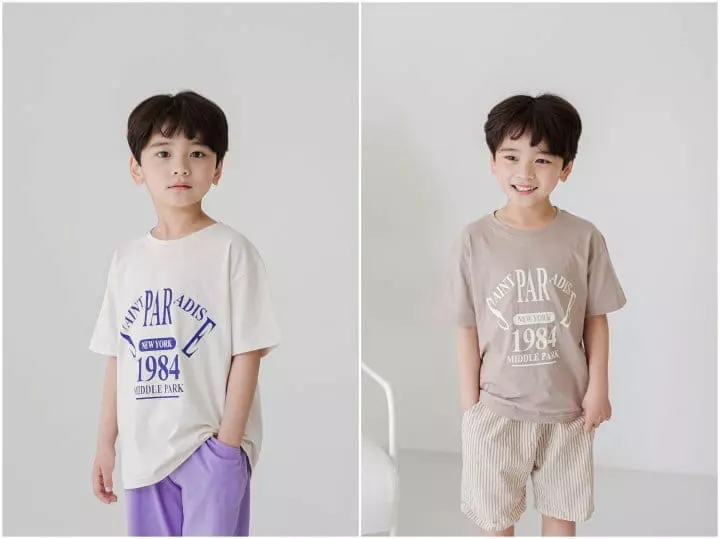 Applemint - Korean Children Fashion - #Kfashion4kids - Saint Tee