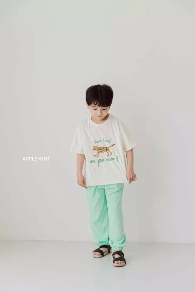 Applemint - Korean Children Fashion - #Kfashion4kids - Leopard Tee - 11