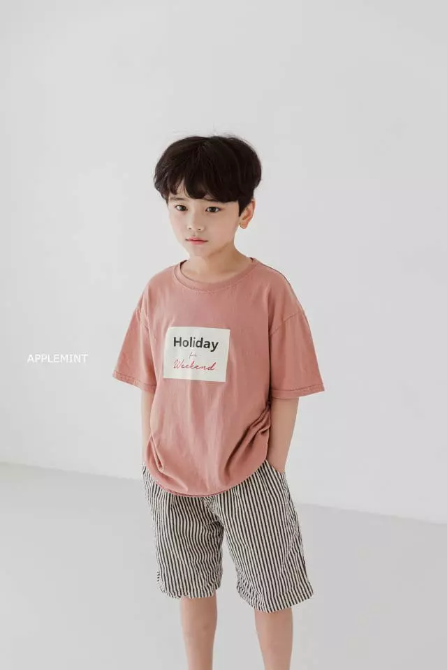 Applemint - Korean Children Fashion - #Kfashion4kids - Holly Day Tee - 10