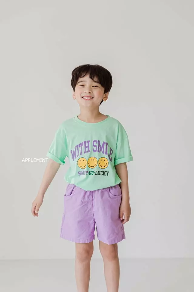 Applemint - Korean Children Fashion - #childofig - With Smile Tee - 7