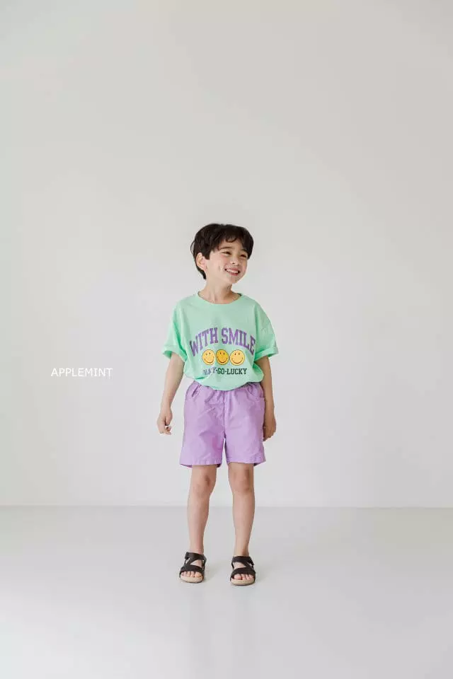 Applemint - Korean Children Fashion - #childofig - With Smile Tee - 8